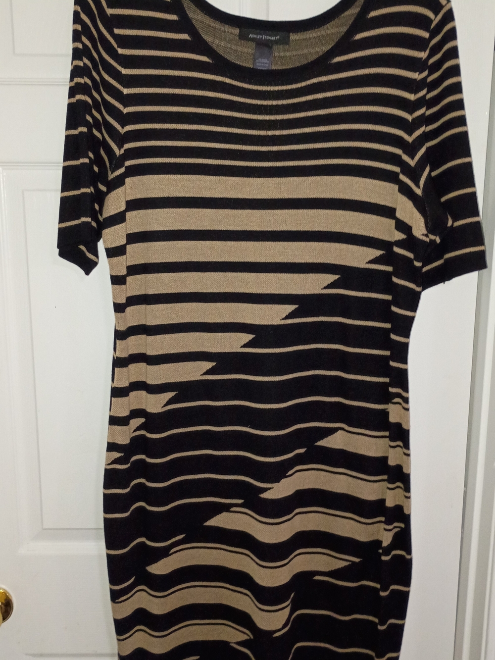 Ashley Stewart SweaterDress 22-24w Midi Length
